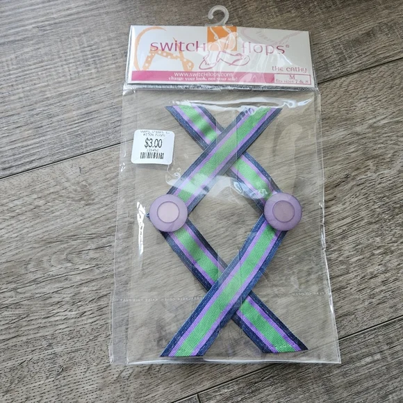 Original Lindsay Phillips Lulu Switch Flops Womens Flip Flops 8 NWT W/ 2 Straps - Picture 4 of 6